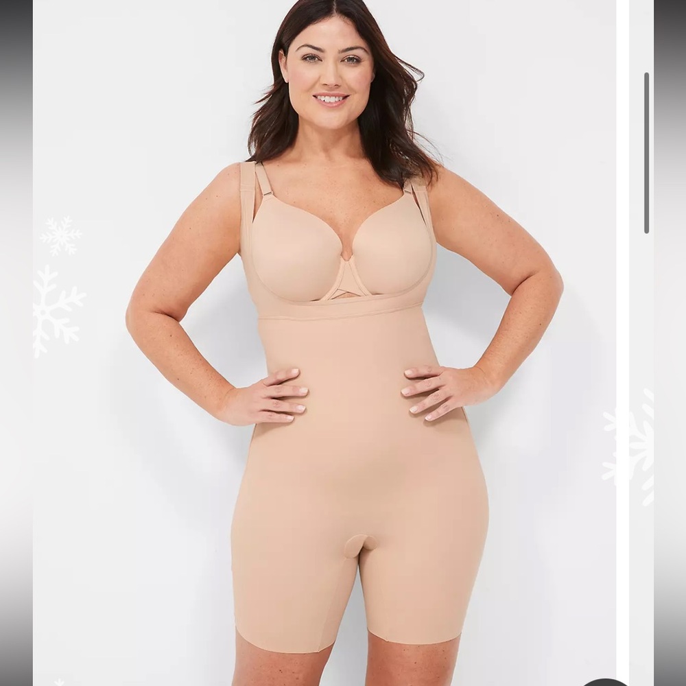 Lane Bryant Cacique 18/20 Open-Bust Thigh Shaper